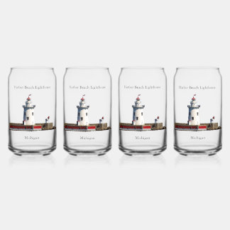 Harbour Beach Lighthouse peut verre