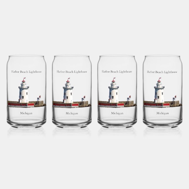 Harbour Beach Lighthouse peut verre (Recto)