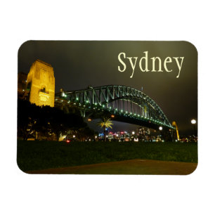 Harbour Bridge at Night, Sydney, Australien Magnet