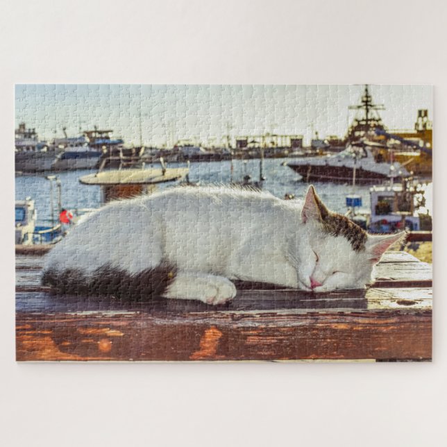 Harbour Cat Puzzle (Horizontal)