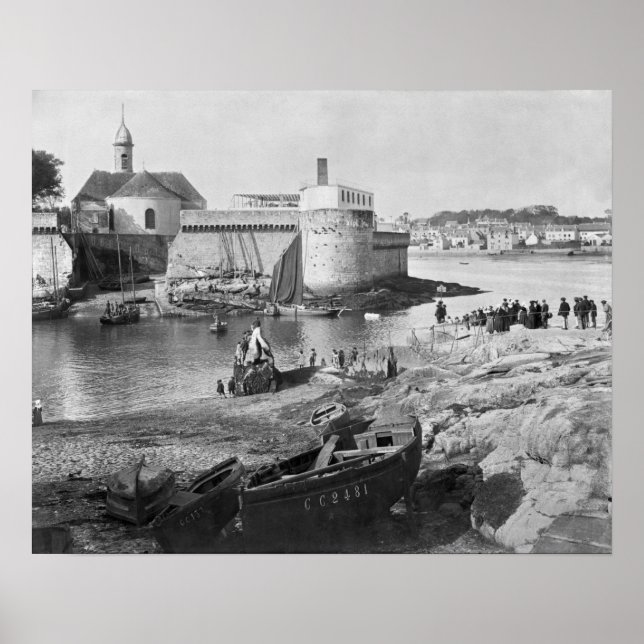 Harbour, Concarneau Poster (Vorne)