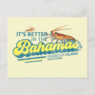 Harbour Island Bahamas Carte postale Vacances Croi