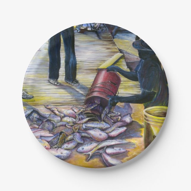 Harbour Island, Bahamas Pappteller (Vorderseite)