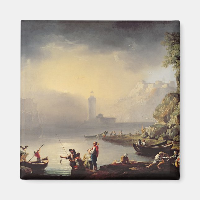 Harbour Scene Magnet (Vorne)