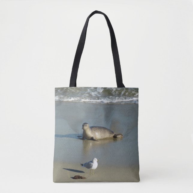 Harbour Siegel in La Jolla California Tasche (Vorderseite)