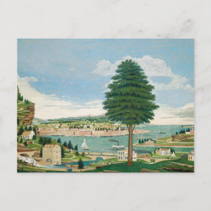 Harbour Szene mit Schloss   Jurgan Frederick Huge Postkarte