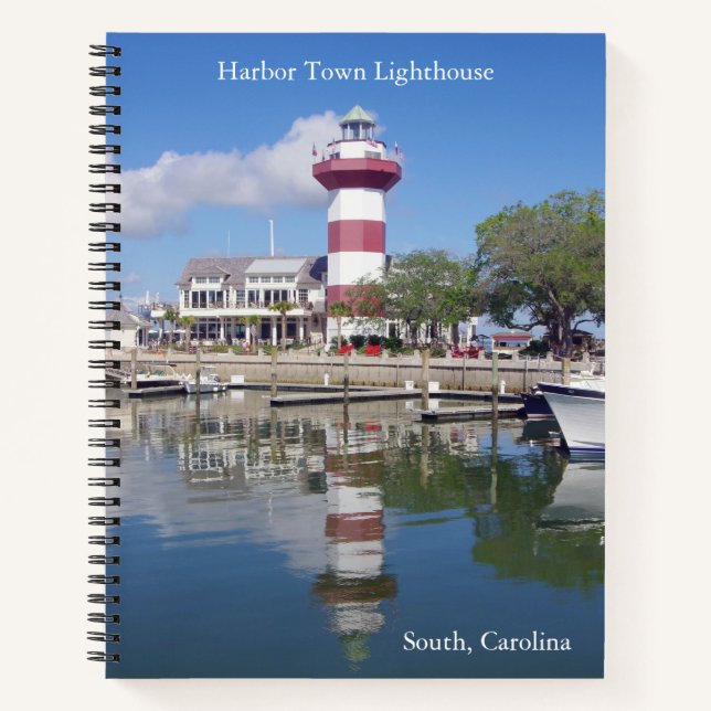 Harbour Town Lighthouse Notizblock Notizbuch (Vorderseite)
