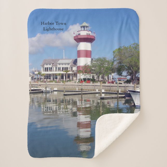 Harbour Town Lighthouse Sherpa Decke Sherpadecke (Vorderseite)