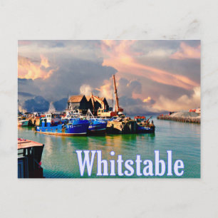 Harbour Whitestability Postkarte