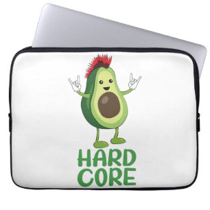 Hard Core Avocado Funny Laptopschutzhülle