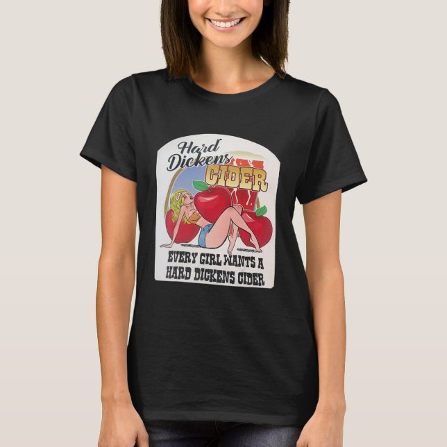 Hard Dickens Cider T-Shirt (Vorderseite)