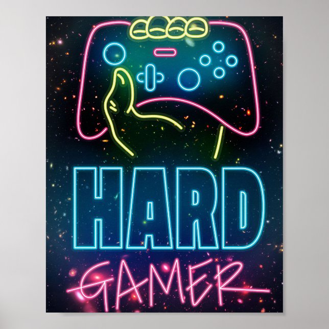 Hard Gamer Poster (Vorne)