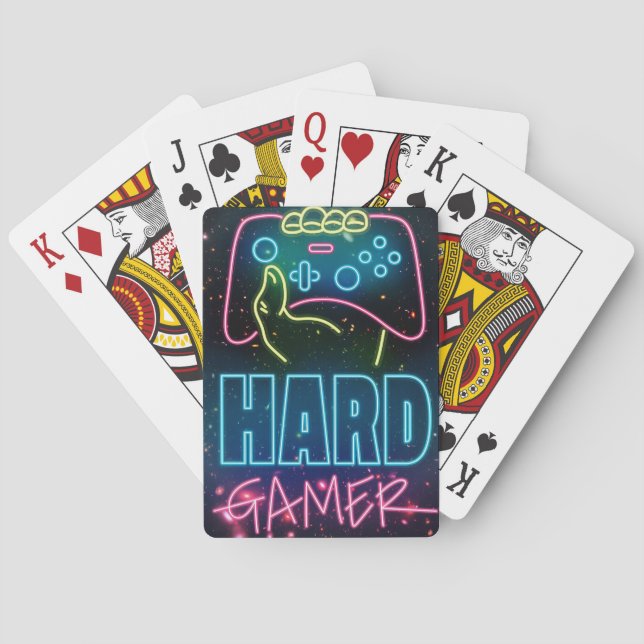 Hard Gamer Spielkarten (Rückseite)