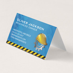Hard-Hat-Logo   Builder Visitenkarten