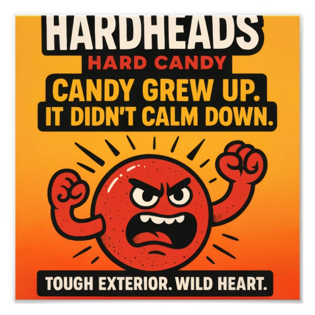 HARD HEAD  FOTODRUCK (Vorne)