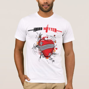 Hard Hitter Bandaged Heart Bella Leinwand T-Shirt