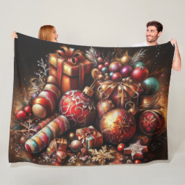 Hard Pastel Zeichne Weihnachtsmotifs Urlaub Fleecedecke