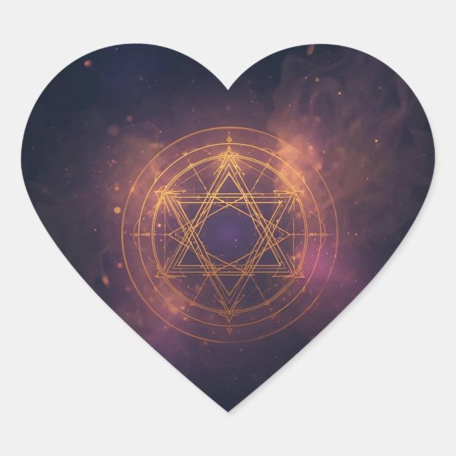 Hard plastic coaster Herz-Aufkleber (Vorderseite)