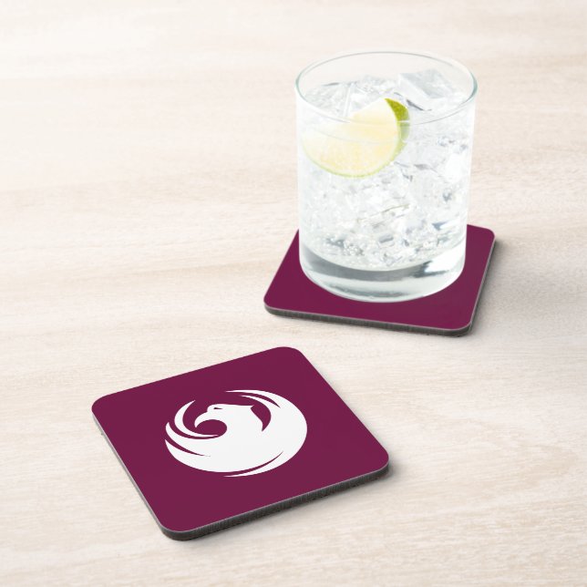 Hard plastic coaster with flag of Phoenix City Getränkeuntersetzer (Rechte Seite)