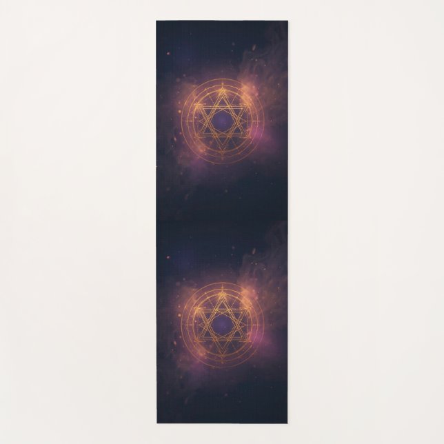 Hard plastic coaster yogamatte (Vorderseite)