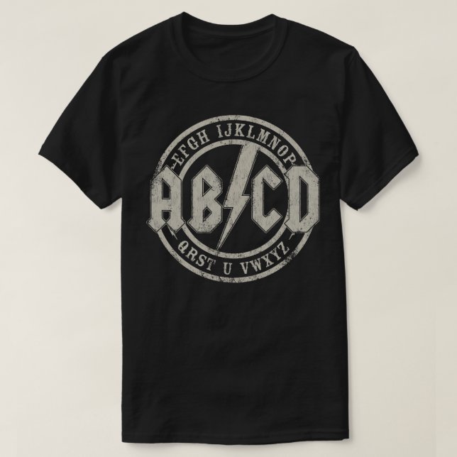 Hard Rock Alphabet T-Shirt (Design vorne)