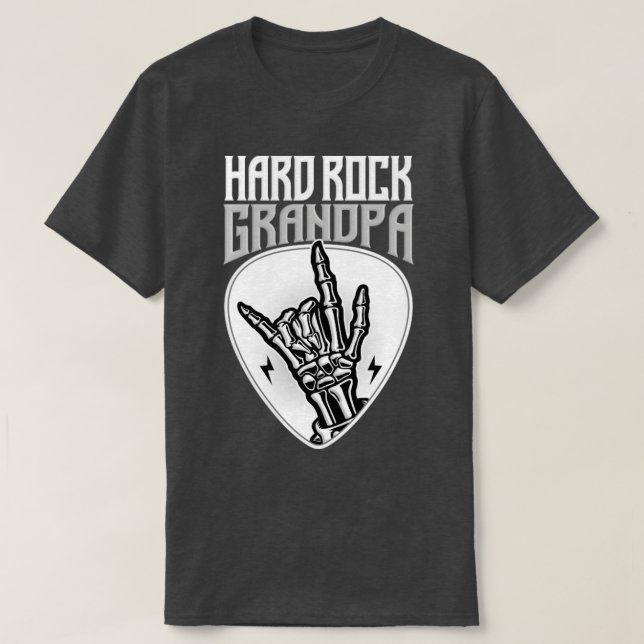 Hard Rock Grandpa Rock Hand Sign T-Shirt (Design vorne)