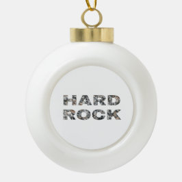 Hard Rock Granit Text Keramik Kugel-Ornament