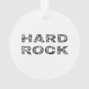 Hard Rock Granit Text Ornament