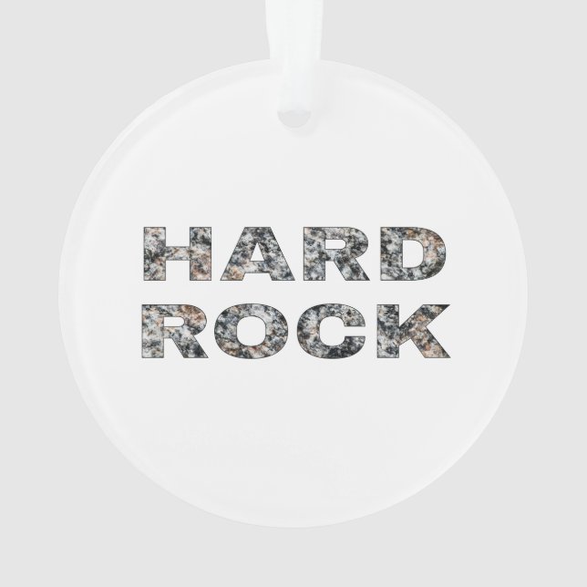 Hard Rock Granit Text Ornament (Rückseite)