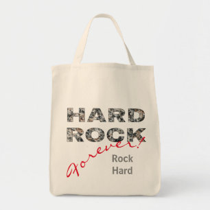 Hard Rock Granit Text Tragetasche