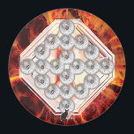 Hard Rock Magnet<br><div class="desc">HARD ROCK! Carbon atoms. Bundles of energy composed of 6 Protons, 6 Neutrons and 6 electrons. Forged deep in the crucible of the Earth’s crust under extreme heat (2200º Farenheit) and pressure (750 thousand pounds per square inch), carbon atoms strong covalent bonds can form crystal diamonds. Gem quality diamonds are...</div>