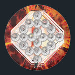 Hard Rock Magnet<br><div class="desc">HARD ROCK! Carbon atoms. Bundles of energy composed of 6 Protons, 6 Neutrons and 6 electrons. Forged deep in the crucible of the Earth’s crust under extreme heat (2200º Farenheit) and pressure (750 thousand pounds per square inch), carbon atoms strong covalent bonds can form crystal diamonds. Gem quality diamonds are...</div>