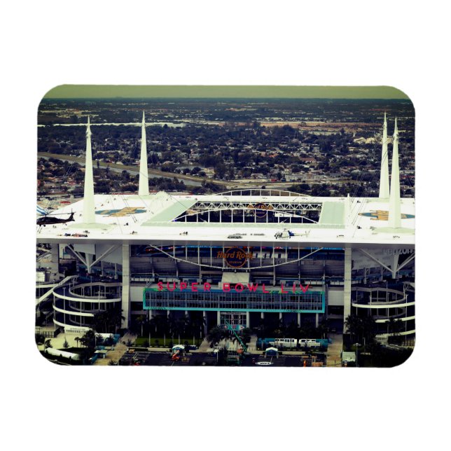 Hard Rock Stadium, Miami Florida Magnet (Horizontal)