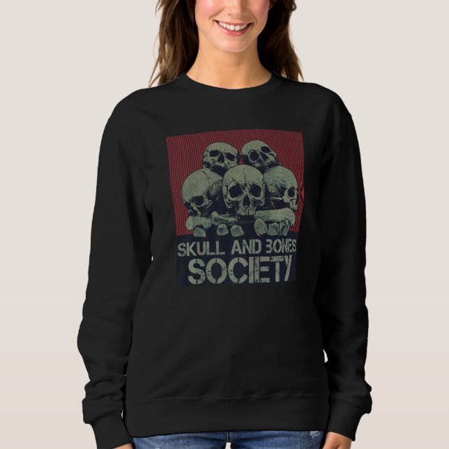 Hard skirt demons skull streetwear style gothic to sweatshirt (Vorderseite)