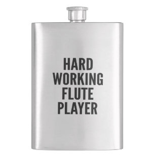 Hard Working Flame Player Flachmann