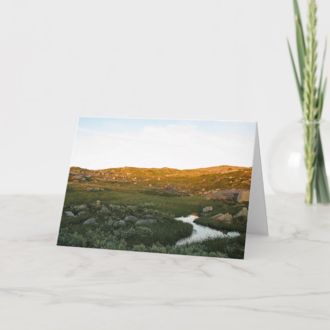 Hardangervidda Norwegen Card Karte (Vorderseite)