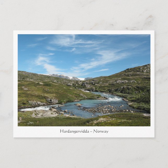 Hardangervidda Norwegen Postkarte (Vorderseite)