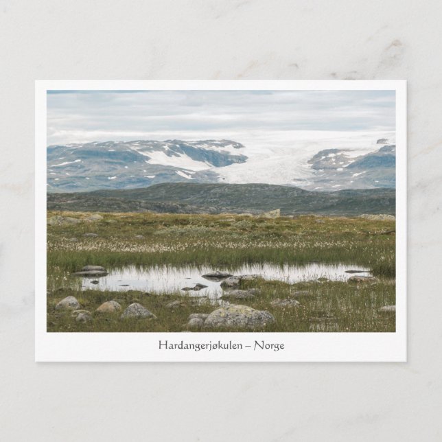 Hardangervidda Norwegen Postkarte (Vorderseite)