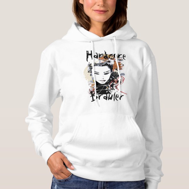 Hardcore Brawler Women's Hoodie (Vorderseite)