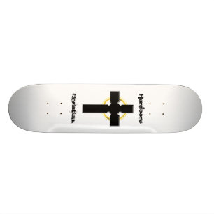 Hardcore-christliches keltisches Kreuz Skateboard