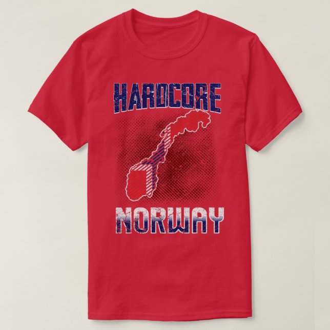 Hardcore Norwegen T-Shirt (Design vorne)