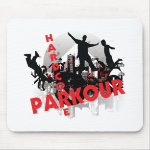 Hardcore Parkour Grunge-Stadt Mousepad