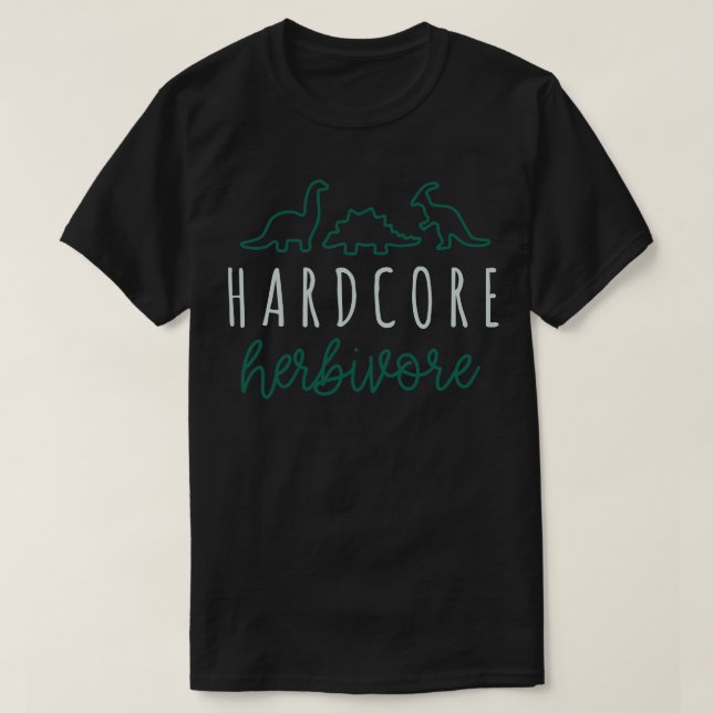 Hardcore Pflanzenfresser T-Shirt (Design vorne)