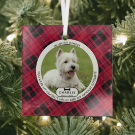 Hardest Goodbye Pet Memorial Glass Ornament Aus Glas