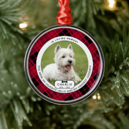 Hardest Goodbye Pet Memorial Glass Ornament Aus Metall