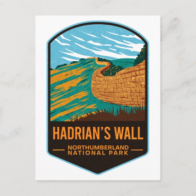 Hardians Wall Northumberland Nationalpark Postkarte (Vorderseite)