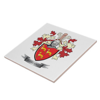 Harding-Familienwappen-Wappen Fliese