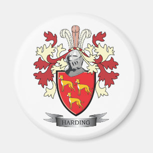 Harding-Familienwappen-Wappen Magnet