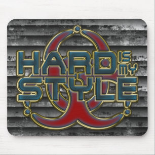 HardIs My Style - Gold Kontur Hardstyle Mousepad