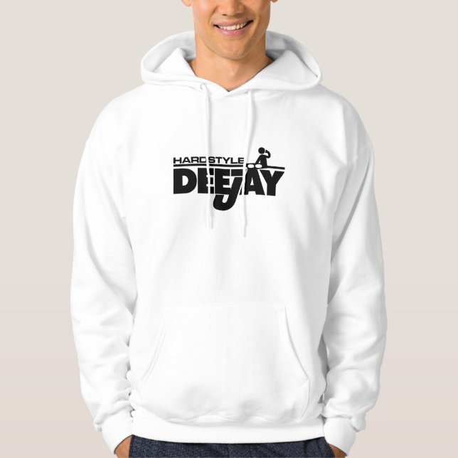 Hardstyle Diskjockey Hoodie (Vorderseite)